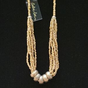 Cookie Lee Multi-Strand Gold Necklace
